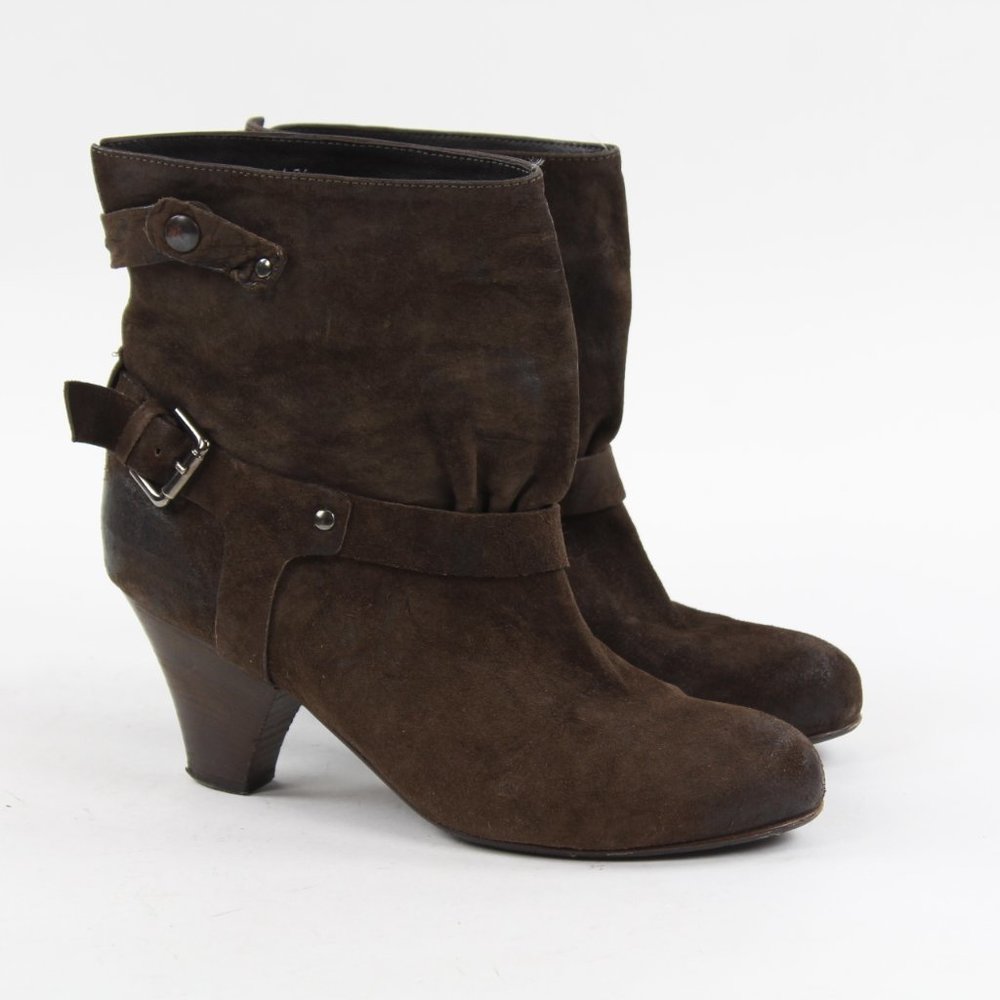 Latitude Femme Anthropologie Ankle Buckle Booties
